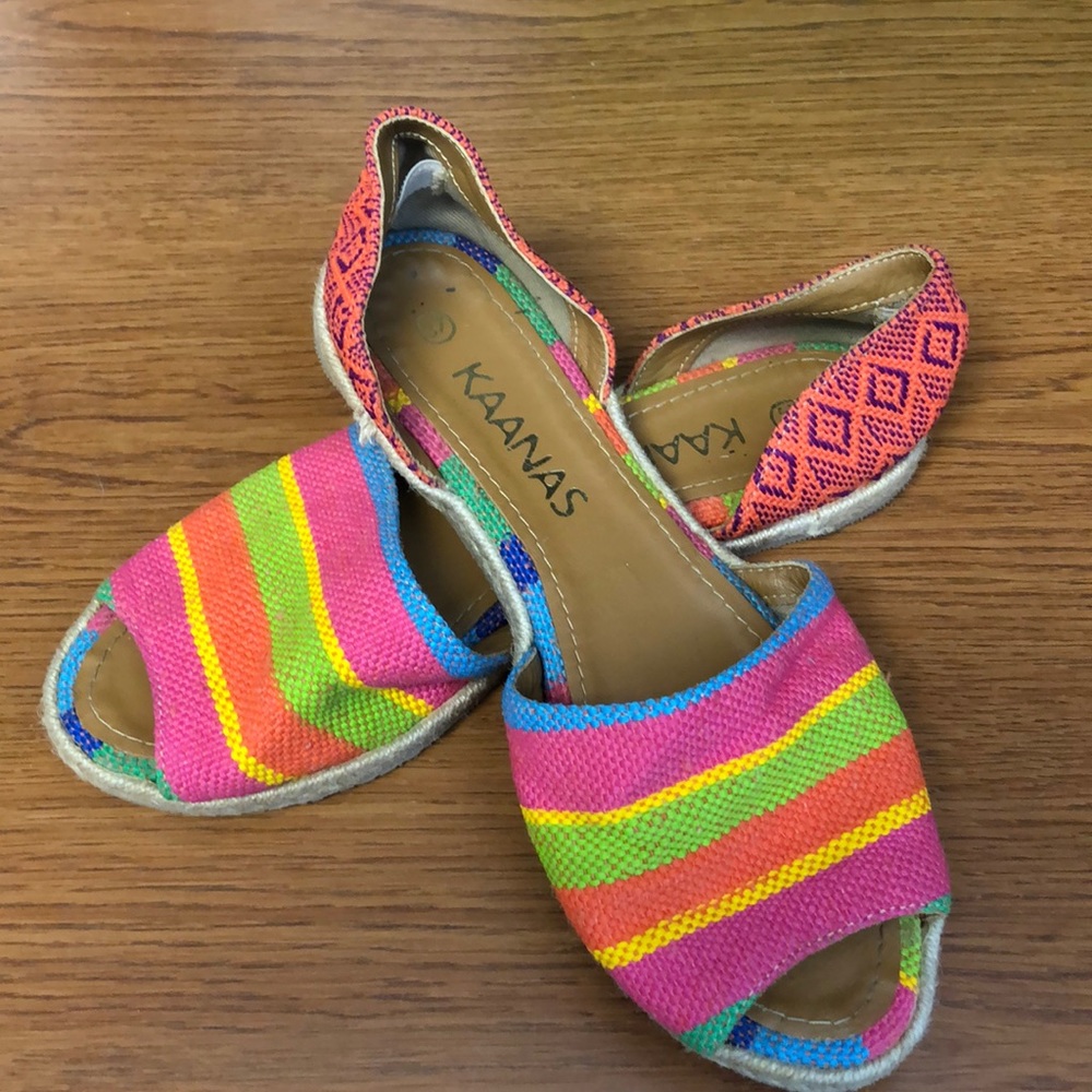 Kaanas Slip On Canvas Sandal